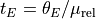 t_E = \theta_E / \mu_\mathrm{rel}